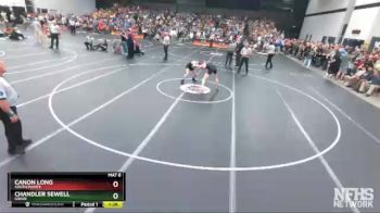 4A 132 lbs 3rd Place Match - Chandler Sewell, Greer vs Canon Long, South Pointe