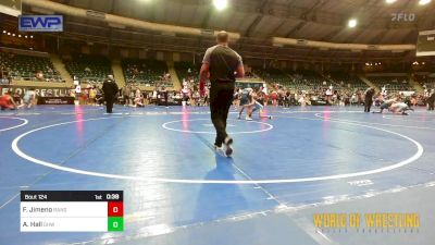 89 lbs Consi Of 8 #2 - Fernando Jimeno, Ranger 47 Wrestling Club vs Alex Hall, Greater Heights Wrestling