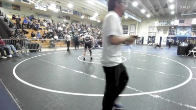 157 lbs Champ. Round 2 - Travis Ledesma, Paloma Valley vs Anthony Zaragoza, Corona