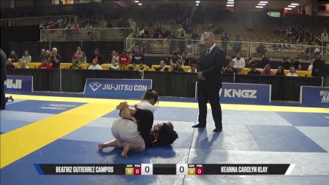 Keanna Carolyn Klay vs Beatriz Gutierrez Campos 2025 Pan Jiu Jitsu IBJJF Championship