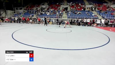 215 lbs Rnd Of 32 - Jeremiah Luke, IL vs Caleb Tyler, PA