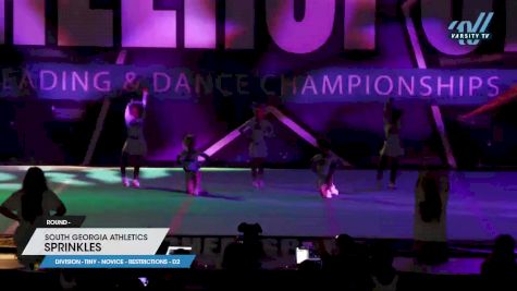 South Georgia Athletics - Sprinkles [2023 L1 Tiny - Novice - Restrictions - D2] 2023 CHEERSPORT National All Star Cheerleading Championship