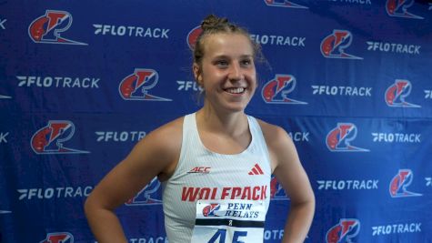 NC State Angelina Napoleon After Dominating Steeple