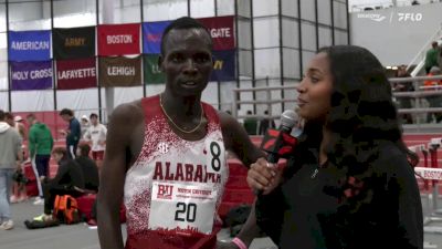 Dismus Lokira Post-Race Interview -- BU Valentine