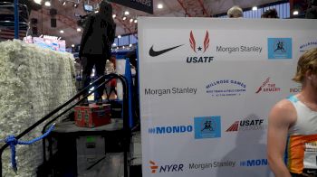 Parker Wolfe After a GUTSY run at Millrose