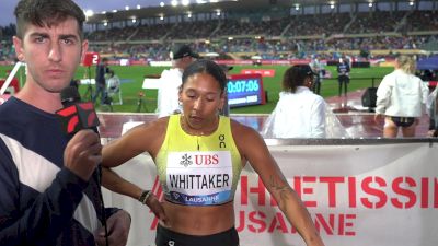 Isabella Whittaker Top American In 400m At Lausanne Diamond League 2025