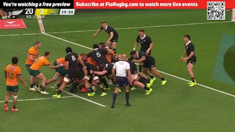 Australia Rugby Star Billy Pollard Try vs. New Zealand