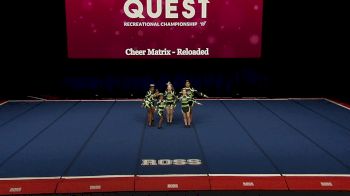 Cheer Matrix - Reloaded [2021 L1 Performance Rec - Non-Affiliated (14Y) Semis] 2021 The Quest