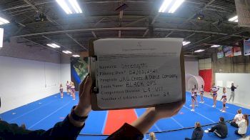Jag Cheer Training Center - BL4CK OPS [L4 - U17] 2021 Varsity All Star Winter Virtual Competition Series: Event II