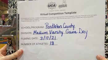 Pendleton County High School [Game Day Medium Varsity] 2021 UCA & UDA March Virtual Challenge