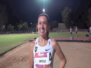 Emily Infeld After Outdoor 5k PR & Her Thoughts On Recent ESPN Article