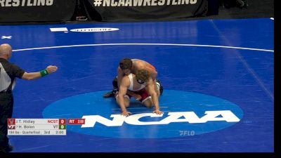 184 lb Quarterfinal, Trent Hidlay, NC State vs Hunter Bolen, Virginia Tech