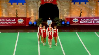 The University of Oklahoma - Emily, Ally, Emily & Hunter [2022 Girls "4" Group Stunt Finals] 2022 UCA & UDA College Cheerleading and Dance Team National Championship