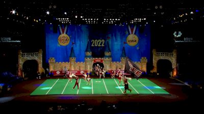 Lee University [2022 Small Coed Game Day Semis] 2022 UCA & UDA College Cheerleading and Dance Team National Championship
