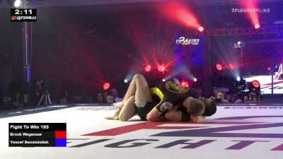 Youcef Benabdallah vs Brock Wagenaar | Fight to Win 193