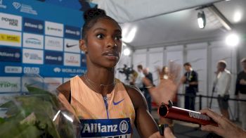 Masai Russell Manifests Offseason Dreams Into Reality | 2026 Brussels Diamond League Post-Race Interview