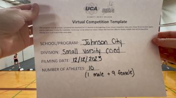 Johnson High School [Small Varsity Coed] 2023 UCA & UDA December Virtual Challenge