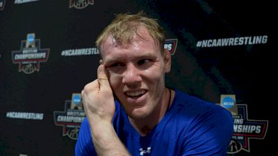 Tanner Sloan Is Emotional After His Final College Match