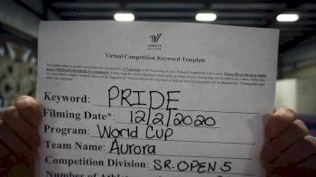 World Cup - Aurora [L5 Senior Open] 2020 WSF All Star Cheer & Dance Virtual Championship