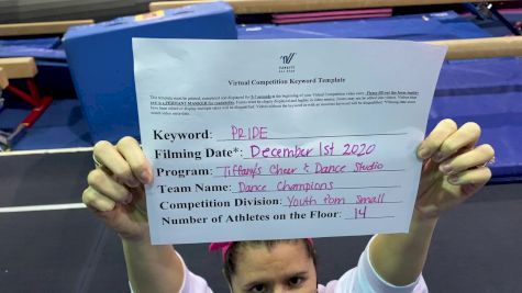 Tiffany's Cheer & Dance Studio - Dance Champions [Youth Small Pom] 2020 WSF All Star Cheer & Dance Virtual Championship