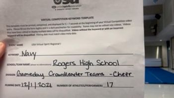 Rogers High School [Crowdleader] 2021 USA Virtual Spirit Regional I