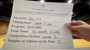 AZ Champs - Eclipse [L2 Junior - D2 - Small - B] 2021 Varsity All Star Winter Virtual Competition Series: Event III