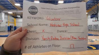 Westview High School [Varsity - Non-Tumbling] 2021 TSSAA Cheer & Dance Virtual State Championships