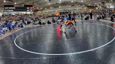 175 lbs Quarterfinals (8 Team) - Cy Fowler, Cleveland High School vs Alex Osburn, Ravenwood High School