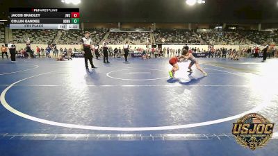 55 lbs 5th Place - Jacob Bradley, Juggernaut Wrestling Club vs Collin Gandee, NORTH DESOTO WRESTLING ACADEMY