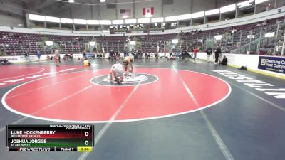 190 lbs Quarterfinal - Luke Hockenberry, Bellefonte Area Hs vs Joshua Jorgge, St Anthonys