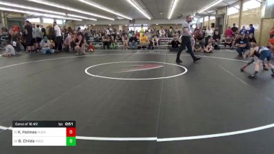 66 lbs Consi Of 16 #2 - Kiptyn Holmes, Hughesville vs Brody Childs, Pocono Summit