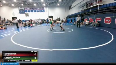 145 lbs Cons. Round 5 - Charles Snyder, Lander Valley vs Zander Tass, Buffalo