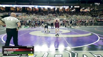 132 1A Semifinal - Ben Norris, Jensen Beach vs Jonathan Moder, First Baptist (Naples)