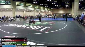 195 lbs Round 6 (10 Team) - Elon Martin, First Baptist Academy vs Benjamin Chambers, Yeti Wrestling