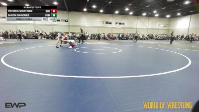 95 lbs Semifinal - Patrick Martinez, Northern Colorado 14U vs Jaxon Sanchez, POWA 14U