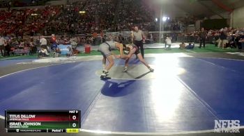 3A 145 lbs Cons. Round 1 - Israel Johnson, Bonners Ferry vs Titus Dillow, American Falls