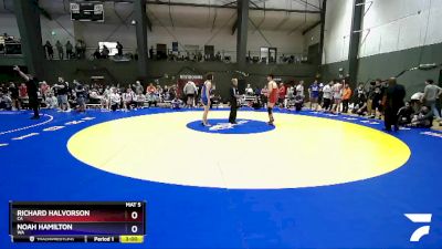 150 lbs Champ. Round 1 - Richard Halvorson, CA vs Noah Hamilton, WA