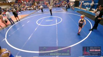 49 lbs Rr Rnd 5 - Colton Tecumseh (46), Mojo Grappling Academy vs Stetson Topping, Smith Wrestling Acadmey