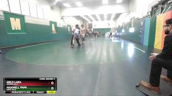 138 lbs Cons. Round 3 - Maxwell Papa, West Hills vs Arlo Lara, Mission Hills