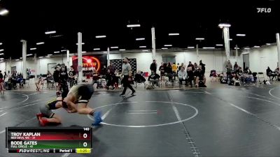 140 lbs Round 2 (4 Team) - Troy Kaplan, Red Devil WC vs Bode Gates, Full Circle