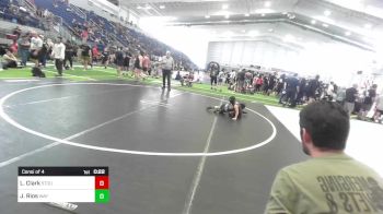 58 lbs Consi Of 4 - Leo Clark, Stout Wrestling Academy vs Jonny Rios, Way Out West