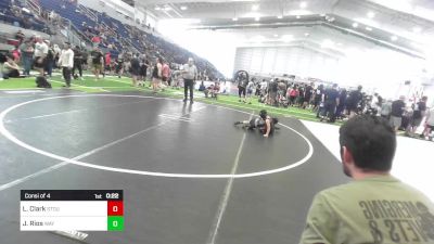 58 lbs Consi Of 4 - Leo Clark, Stout Wrestling Academy vs Jonny Rios, Way Out West