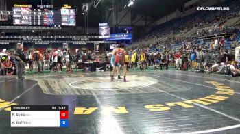 126 lbs Cons 64 #2 - Francisco Ayala, Washington vs Kody Goffin, Ohio