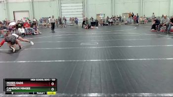150 lbs Quarterfinal - Moses Eads, Mahindra vs Cameron Mingee, None