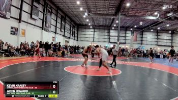 215 lbs Quarterfinals (8 Team) - Kevin Krassy, CAPITAL CITY WRESTLING CLUB vs Aiden Howard, MAT RATS WRESTLING CLUB