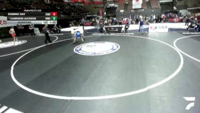 Quarters - Dominic Day, California Gladiators Wrestling Club vs Cameron Jackson, Fremont Warriors Wrestling Club