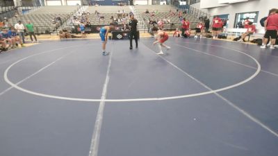 88 lbs Maxwell St.John, Kansas vs Keian Linnell, Utah Gold
