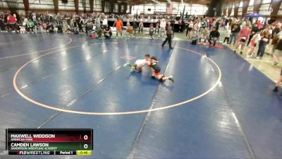 70 lbs Cons. Round 2 - Maxwell Widdison, American Fork vs Camden Lawson, Sanderson Wrestling Academy