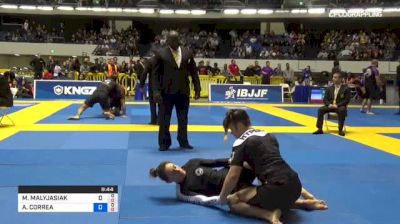 MARIA MALYJASIAK vs ANDRESA CORREA 2018 World IBJJF Jiu-Jitsu No-Gi Championship