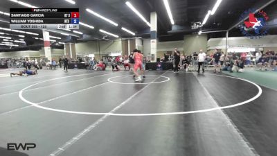 120 lbs Round Of 16 - Santiago Garcia, KT 3 Style Wrestling Club vs William Yoshida, NTX Wrestling
